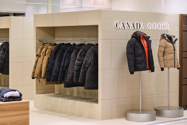 カナダグース大丸札幌店、10月3日(金)にリニューアルオープン。上質な空間でブランドの世界観を存分に体感