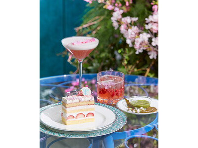 【ティファニー】ブルー ボックス カフェにて、春の訪れを告げる期間限定「桜テラス」が登場