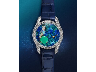 【ティファニー】卓越したクラフトの伝統を体現する「パラダイス バード パロット ウォッチ」を「ブルー ブ...