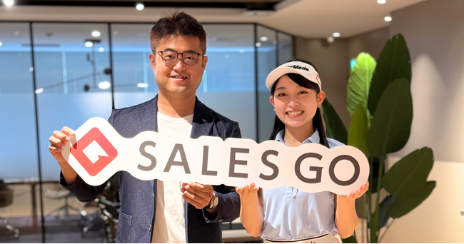 SALES GO、女子ゴルファー齊藤 妙選手とスポンサー契約を締結　～インスタ6万人フォロワーの人気急上昇選手～