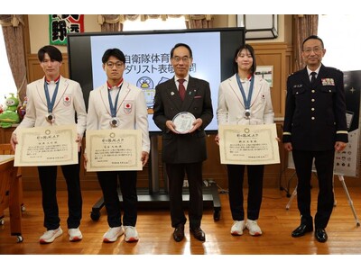 【埼玉県】自衛隊体育学校所属選手の彩の国Ｍ.Ａ.Ｐ.表彰式を行いました