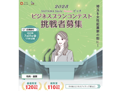 【埼玉県】「SAITAMA Smile Women ピッチ 2023」