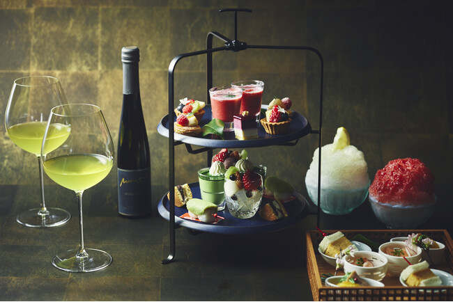 春の新作スイーツを愉しむ「AFTERNOON TEA with MORIZO TEA Sweet Selection」と、秀月堂監修 かき氷の新フレーバー「グレープフルーツ」が登場。