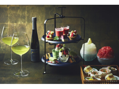 春の新作スイーツを愉しむ「AFTERNOON TEA with MORIZO TEA Sweet Selection」と、秀月堂監修 かき氷の新フレーバー「グレープフルーツ」が登場。