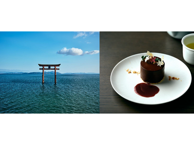 琵琶湖の恵みが織りなす濃厚な味わい。滋賀県高島市「アドベリーのチョコガナッシュと酒粕ムースのケーキ」を期間限定で提供。