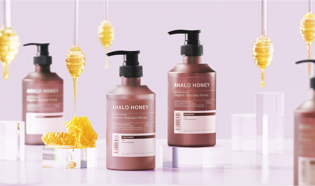 オーガニックマヌカハニー配合！髪の芯まで潤い巡る、“はちみつ水分パック”ヘアケアブランド「アハロハニー」が新登場！