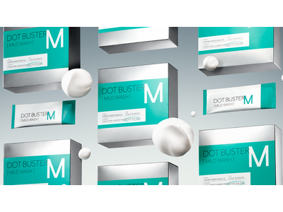 毛穴すっきり！肌荒れ・ニキビ予防が叶う、低刺激処方のマイルド酵素洗顔パウダーが、「DOT BUSTER（ドットバスター）」より新登場。