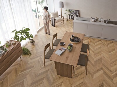 業界初※、独自の多彩塗装技術を用いた床材『Artio（アーティオ）』を8月21日に発売