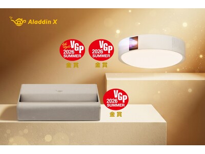 Aladdin X、新製品「Aladdin X3」が国内最大級AV機器アワード「VGP2026 SUMMER」で2部門金賞を受賞