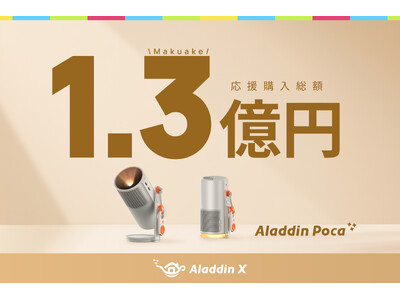 Aladdin X初のポータブルプロジェクター「Aladdin Poca」シリーズ