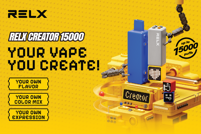 【先行販売開始】RELXの新作「RELX Creator」登場！最大26％OFF＆新フレーバー投票権付き