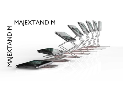 【Majextand M・人間工学に基づくスマートフォン/タブレット用スタンド】クラウドファンディングサイト「Makuake（マクアケ）」にて先行予約販売を開始