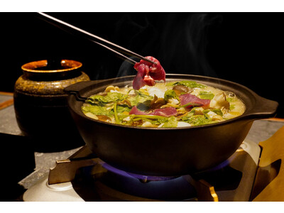 「お肉ソムリエ厳選ジビエづくし牡丹鍋コース」が冬季限定で登場