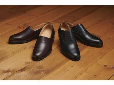 足のストレス軽減を目指した紳士靴　ムーンスター「バランスワークス(R)」「クラシック」シリーズにラクに履ける本格レザースリップオンが新登場！