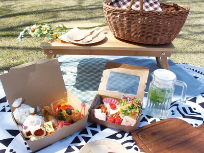 【恵那銀の森】春の森で【おしゃピク】体験！ボリューム満点のグルメ＆スイーツを楽しみながら、木漏れ日の下贅沢時間を過ごす「春の木漏れ日ピクニック」