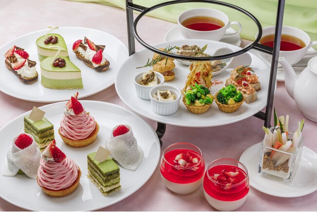 春の金沢で心おどる麗らかな時間！「いちご×抹茶」をテーマにしたアフタヌーンティー「金鼓」〈KONKU〉3月1日(土)提供開始