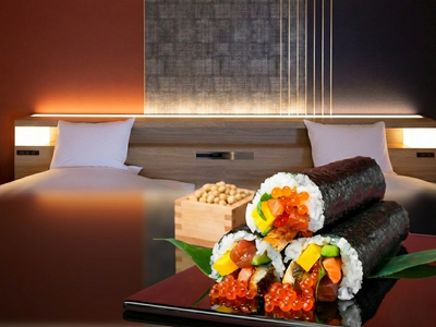 2026年の節分は客室で優雅に丸かぶり！和食料理長監修 直径6cm・9種の具材を巻いた「特上海鮮恵方巻」付き宿泊プランが登場