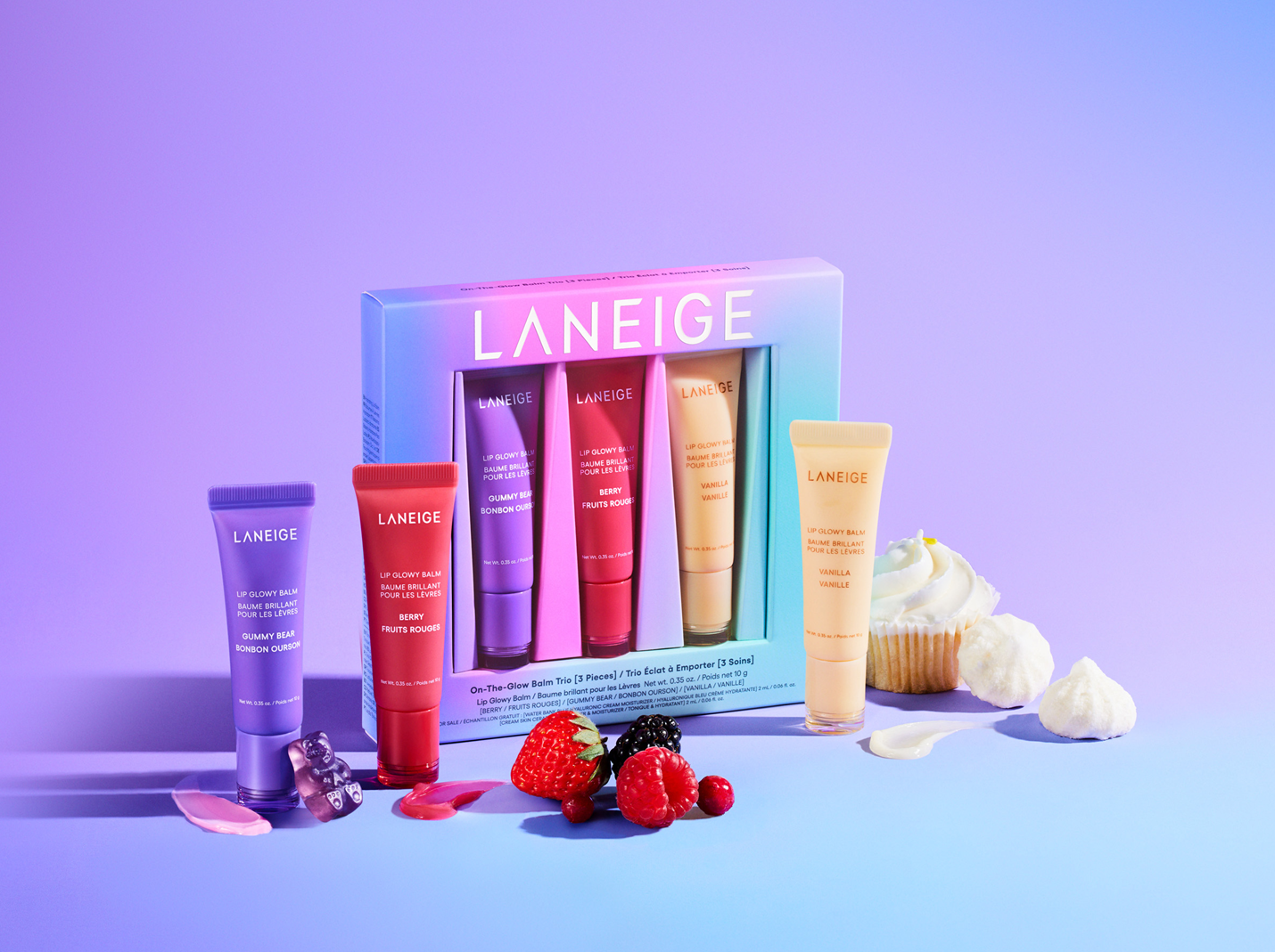 [LANEIGE]遊び心たっぷりのカラフルでエネルギッシュなカラーに彩られたHoliday Collection 2024 “OPEN YOUR HOLIDAY”第2弾の3種を11/4に数量限定発売