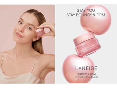 【LANEIGE】ベストコスメ多数受賞*¹の「バウンシースリーピングマスク」に、目元用の「バウンシーアイ...