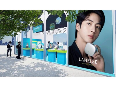 [LANEIGE]原宿にBTS JINのBIGビジュアルが再び登場！　@cosme TOKYOで７月２日~期間限定のPOP UP STORE開催！