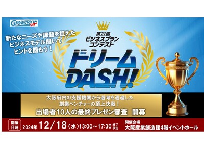 未来社会を拓く起業家10名が事業プレゼン！社会課題や新たな視点で挑むビジネスプランコンテスト開催