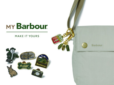4月8日(水)、人気のカスタマイズ”MY Barbour”にチャームが新登場！