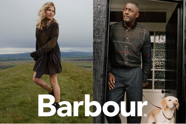 バブアー、シエナ・ミラーとサー・イドリス・エルバを起用した2026年秋冬グローバルキャンペーン「THE BARBOUR WAY」を発表
