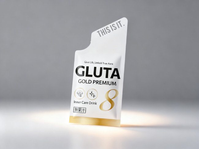 【新商品】美容・健康業界で注目のグルタチオンを含む8種のプレミアム成分を高配合。成分を「吸収させ巡らせる」プロフェッショナル設計。「GLUTA GOLD PREMIUM」誕生