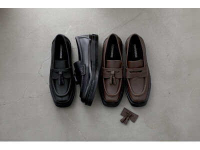 タッセル着脱仕様の上質なレザーアッパーのローファースニーカー「ALL STAR SQUARETOE LOAFER」が登場
