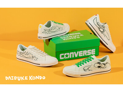 CONVERSE�~DAISUKE KONDO�@�L�����N�^�[���f�U�C������ONE STAR CANVAS���o��