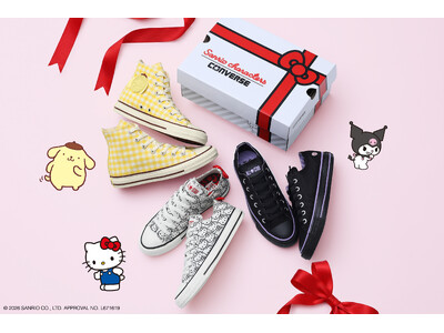 【CONVERSE】コンバース × サンリオキャラクターズがコラボレーション。ポムポムプリン、クロミ、ハローキティをフィーチャーしたオールスターが登場。