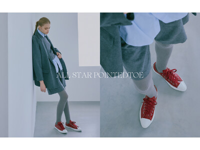 【CONVERSE】シャープなシルエットで再構築した「ALL STAR POINTEDTOE」シリーズより、パテントレザーやギリーシューズをモチーフにした新作が登場