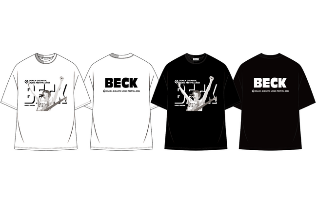 GAAAT、BECK×OSAKA GIGANTIC MUSIC FESTIVAL 2026 コラボレーションTシャツの販売が決定