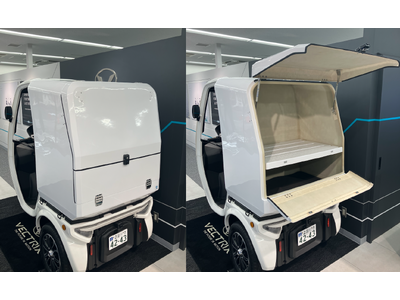 “ラストマイルの救世主” バッテリー交換式の小型商用EV『I-Cargo』、700リットルの荷台ボックスと共にいよいよ10月1日発売開始！