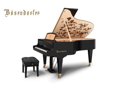 シェーンブルン宮殿の庭園に咲く椿を伝統的な象嵌細工で描き出した華やかな限定モデル　ベーゼンドルファー グランドピアノ『カメリア』を発売