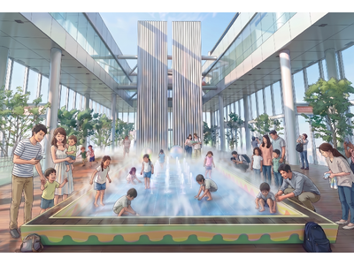 高さ約300mのオープンエアで楽しむ夏季限定イベント「HARUKAS WATER CANVAS ～天空の水あそび～」