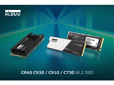 メモリブランドKLEVV、M.2 NVMe SSD3新製品 3種を発表