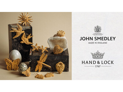 【JOHN SMEDLEY × 英国最古の刺繍アトリエHAND＆LOCK】ホリデーセレクション 12/5(金) 発売｜英国王室御用達の歴史とクラフトマンシップが響き合うコラボレーション