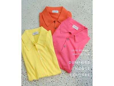JOHN SMEDLEY ニットポロシャツ４型の2026春夏シーズン限定色発売｜ブランドを代表するシグネチャーアイテムに新たな彩り