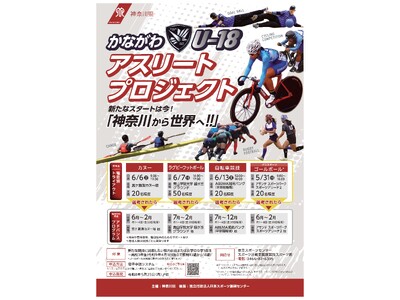 神奈川から世界へ！「かながわU-18アスリートプロジェクト」を実施します！