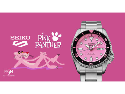 ＜セイコー 5スポーツ＞より、「ピンクパンサー」とのコラボレーション限定モデルが登場！