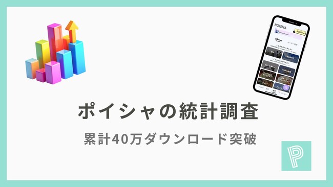 プレスリリース「広告見なくても貯まる！？「ポイシャ」、2周年半で40万DL突破」のイメージ画像