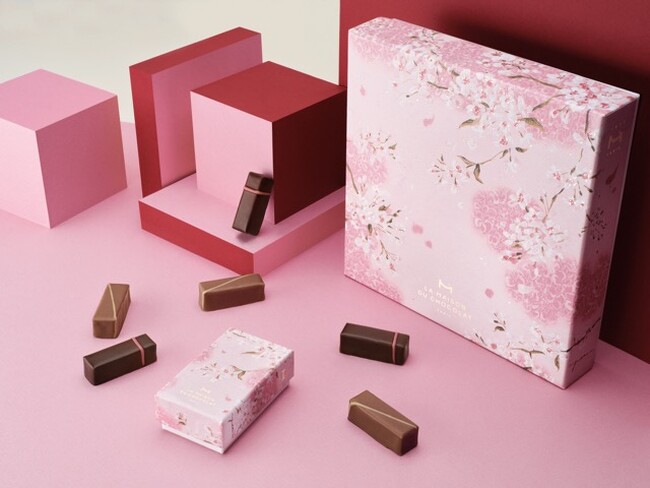 満開の桜が咲きこぼれる春の贈り物。　ラ・メゾン・デュ・ショコラのスプリング コレクション 2026 「Coffrets Printemps（コフレ プランタン）」　2026年2月15日（日）より販売中