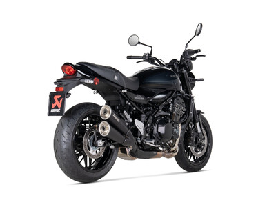 Z900RSアクラポビッチ スリップオンマフラー チタン ブラック JMCA対応 AKRAPOVIC】Z900RS '26モデル用等 アクラポビッチJMCA認証マフラー3
