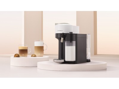 ネスプレッソが独自開発した遠心力抽出によるコーヒーシステム「ヴァーチュオ」から日本初上陸となるミルクレシピ対応コーヒーメーカー「ヴァーチュオ ラティシマ」5月9日（木）発売