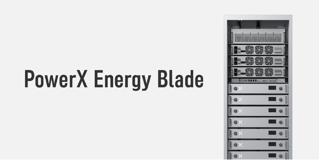 データセンター向けラック型蓄電システム「PowerX Energy Blade」を発表
