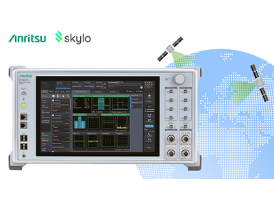 アンリツとSkylo社が連携して非地上系ネットワーク（NTN）試験に対応