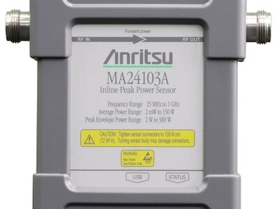 1GHz以下の平均電力測定に対応、通過型パワーセンサ MA24103A を販売開始