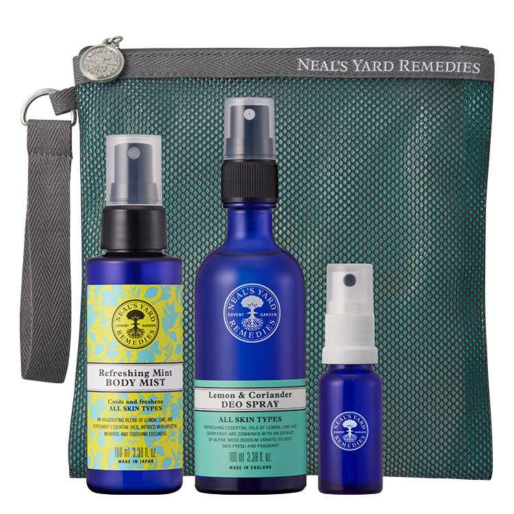 英国オーガニックコスメブランド ニールズヤード レメディーズより、クーリングサマー ボディミストセット 限定発売のお知らせ