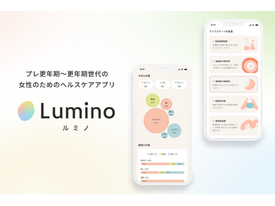 プレ更年期~更年期の女性向けLINEヘルスケアアプリ「Lumino（ルミノ）」サービス開始